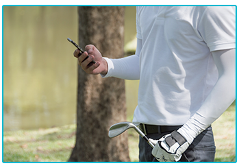 Golf etiquette - limit mobile phone use