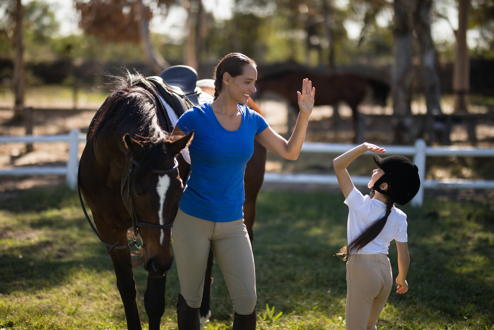 It’s important to find a horse riding instructor you can connect with.