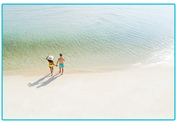 Types of honeymoon - beach holiday