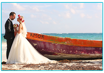 How to plan your wedding abroad on a budget - couple on the beach