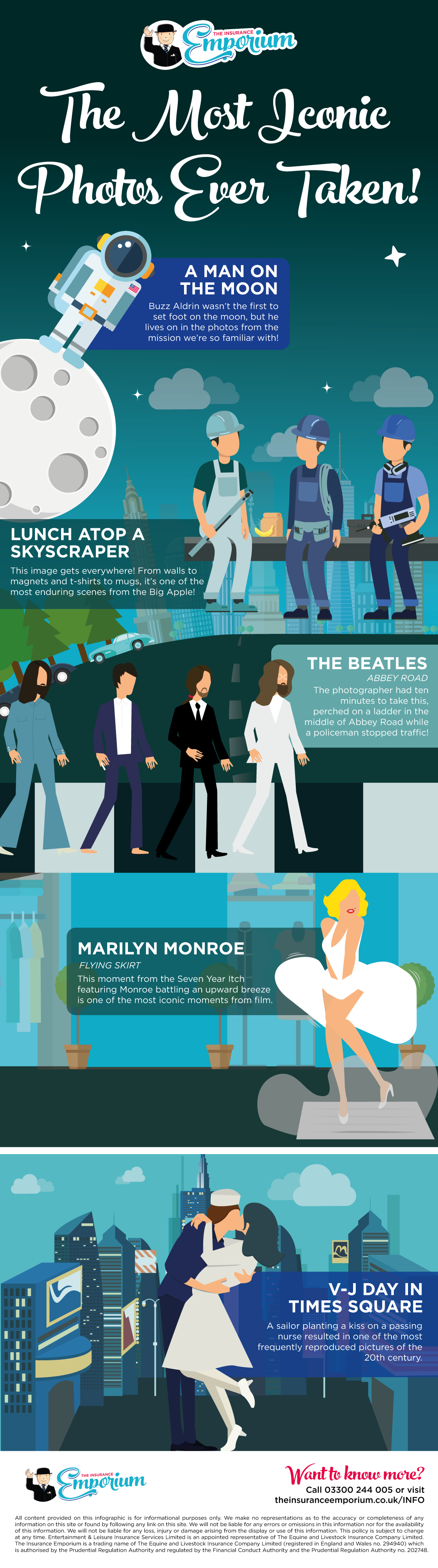 Infographic - the most iconic photos ever taken