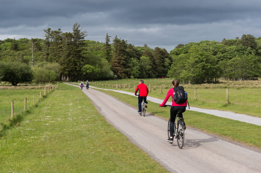 Socially distanced cycling
