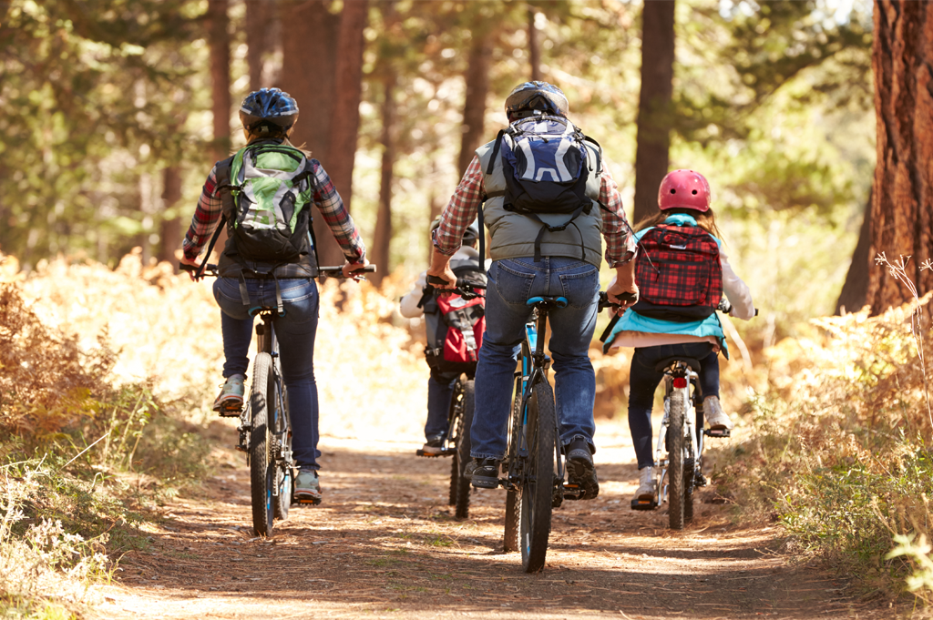 Family Cycling lockdown relaxed