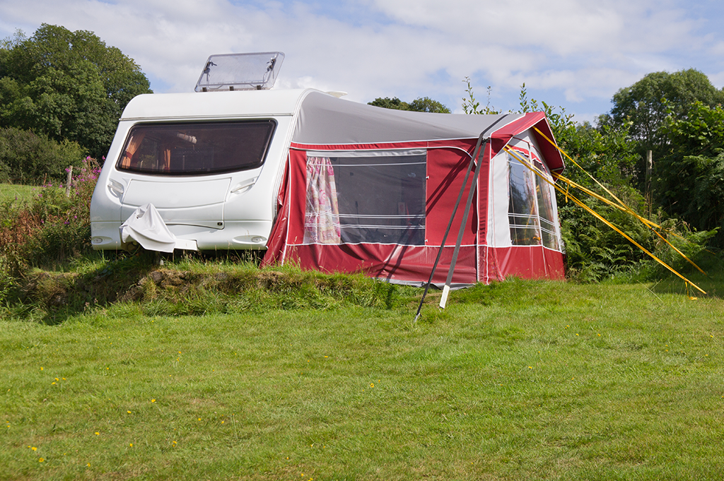 Caravan With Tent