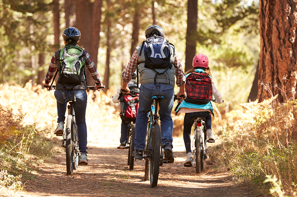 Caravan Parks Re-Open Family Cycling