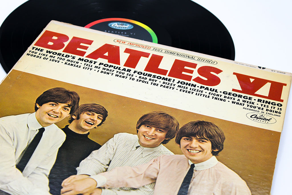Beatles VI is the seventh Capitol Records studio album by the English rock band the Beatles on vinyl record LP disc.