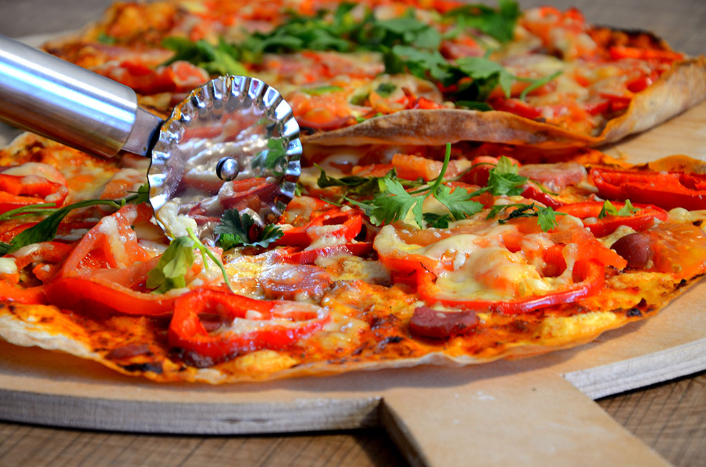 Easy Caravan Meals Practical Delicious Veggie Tortilla Pizza.